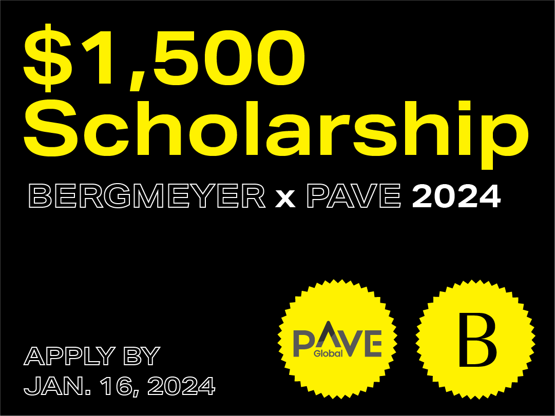 The 2024 Bergmeyer x PAVE Scholarship and Mentorship Experience