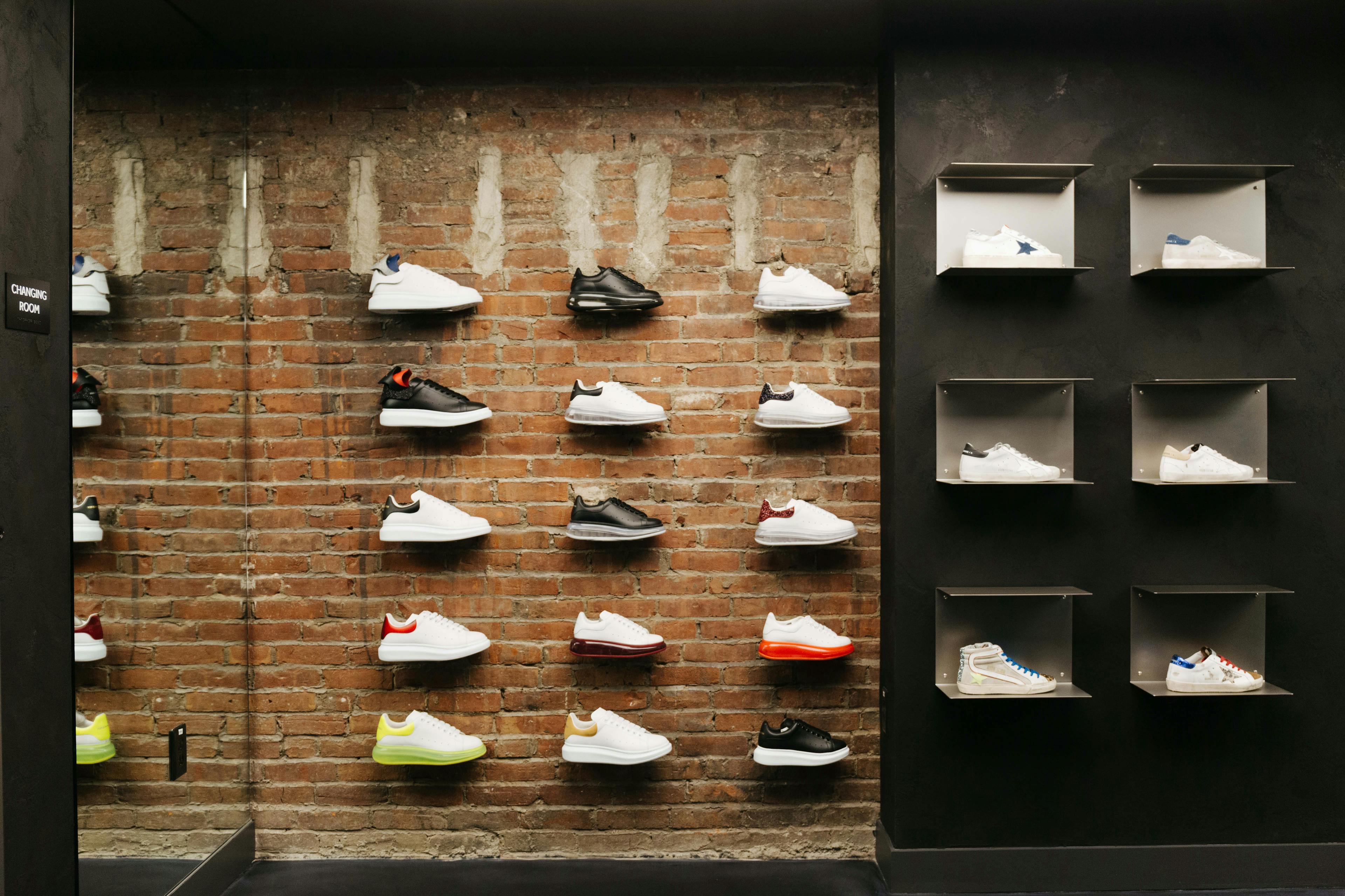 Concepts' Sneaker Wall