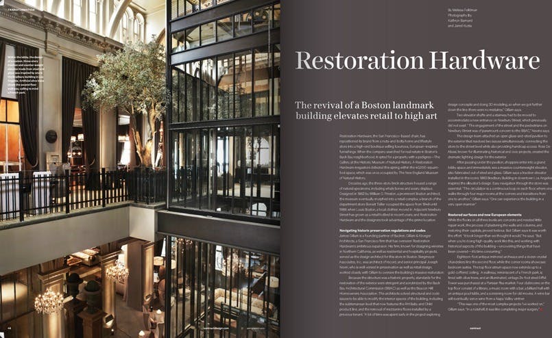 RH Featured in September-October Issue of Contract Magazine