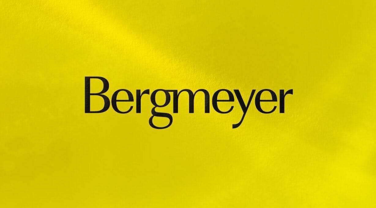 Bergmeyer Logo Yellow Background