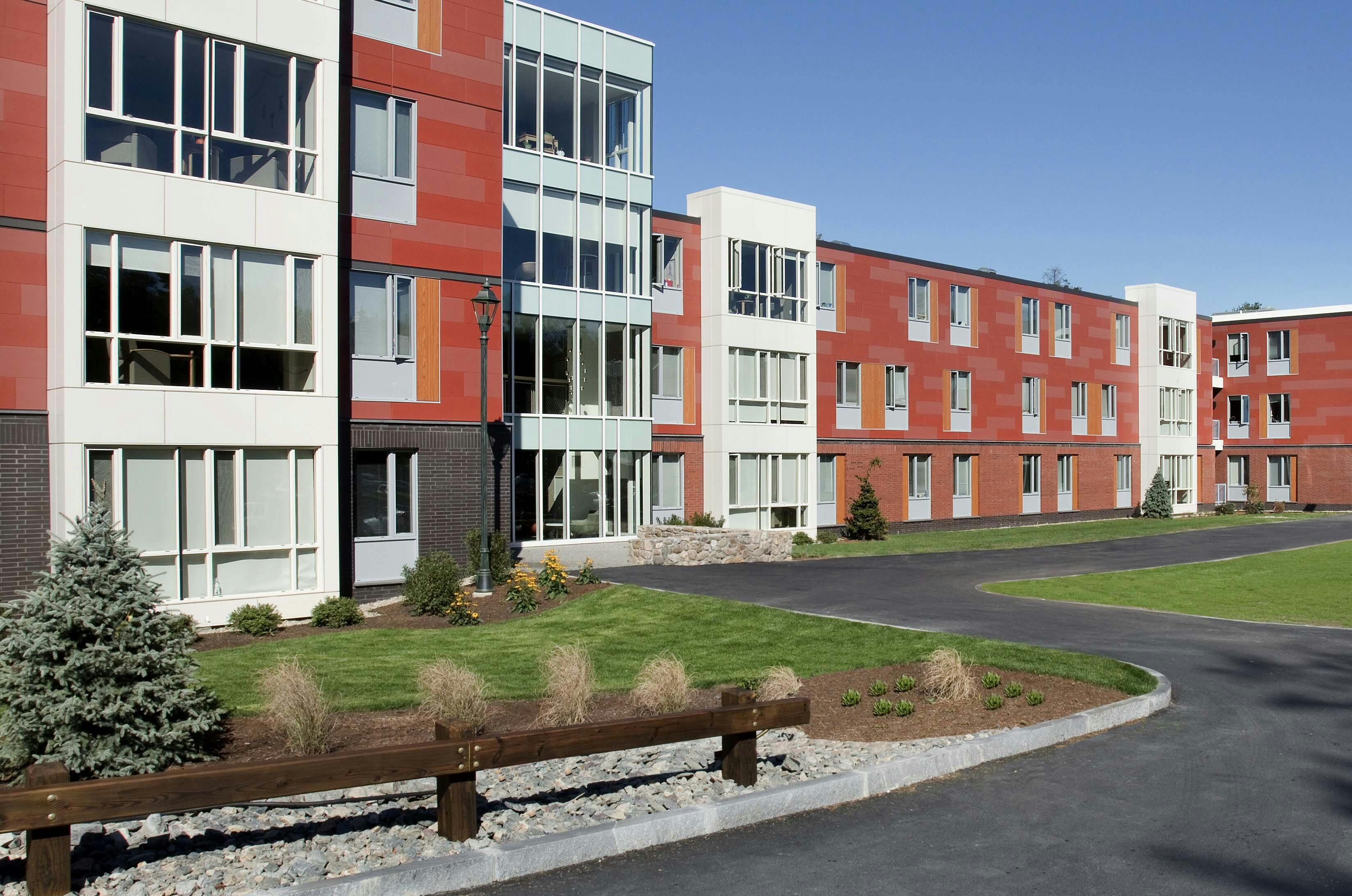 Modular Design and Construction Standish Hall at Endicott College Exterior Dorms