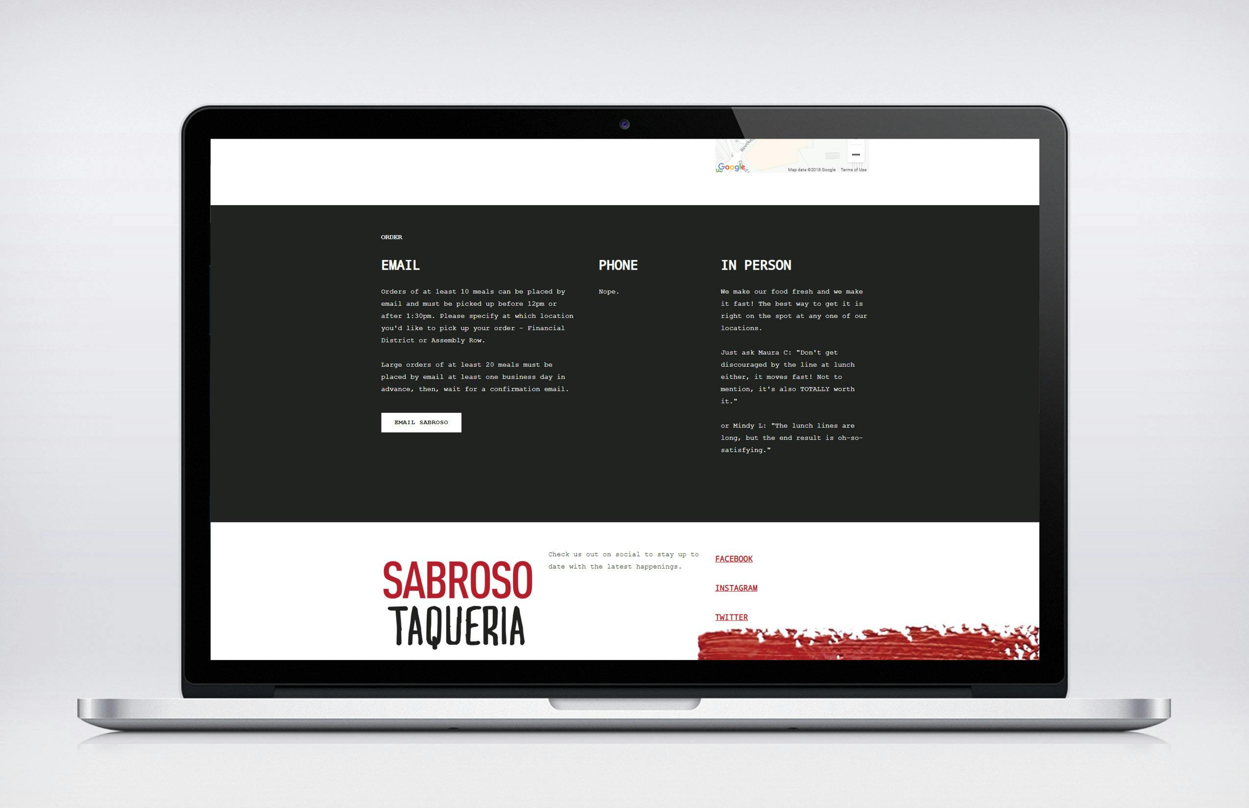 Sabroso Website4